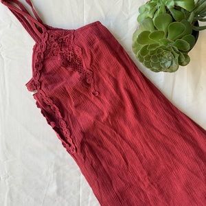 Volcom: Stone Row Collection Boho Crochet Dress